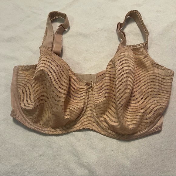 Imprerinte Luxury sheer sexy cream tone bra. Size 34F. - Picture 4 of 11